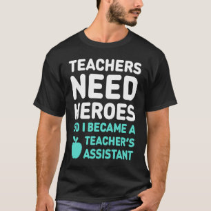 Camiseta Assistente de Ensino de Professores Bonitos