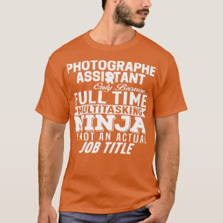 Camiseta Assistente de Fotógrafo TShirt Clássico