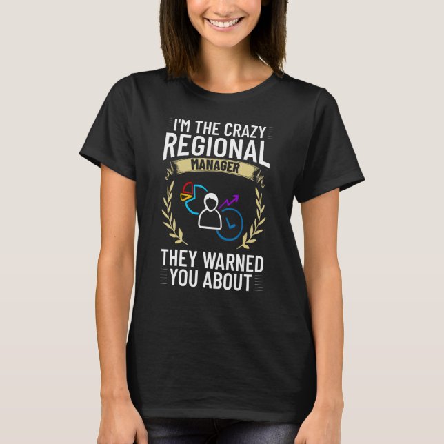 Camiseta Assistente De Gestor Regional Para A Gestão 1 (Frente)
