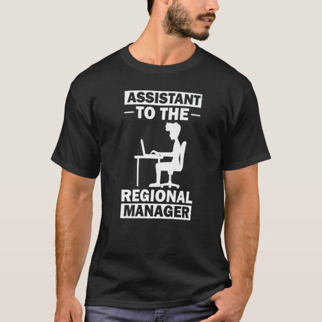 Camiseta Assistente De Gestor Regional Para A Gestão 9 (Frente)