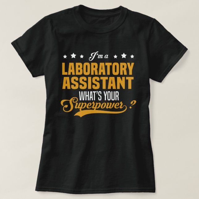 Camiseta Assistente de Laboratório (Frente do Design)