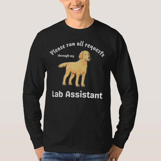Camiseta Assistente de laboratório (Frente)