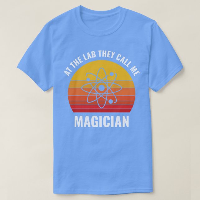 Camiseta Assistente de Laboratório de Química da Ciência da (Frente do Design)