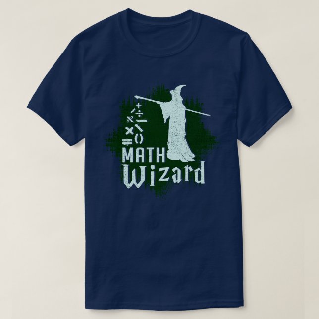 Camiseta Assistente de Matemática (Frente do Design)