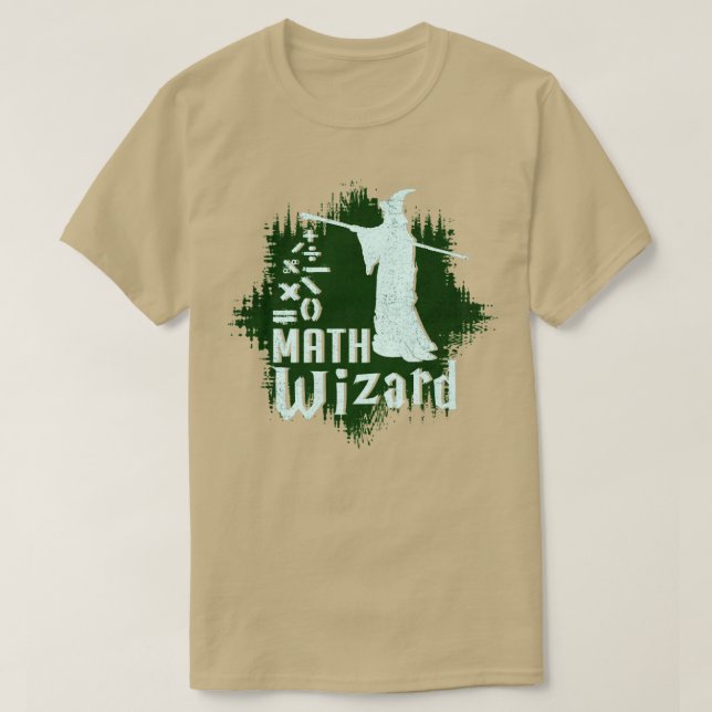 Camiseta Assistente de Matemática (Frente do Design)