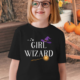 Camiseta Assistente de Meninas - Halloween de Combinação Fa