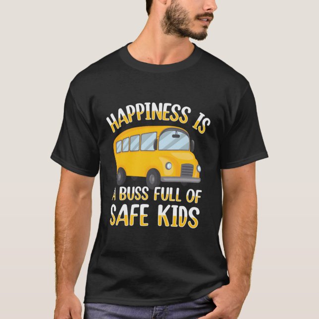 Camiseta Assistente de ônibus escolar Deli (Frente)
