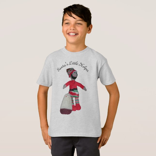 Camiseta - Assistente de Papai Noel (Frente Completa)