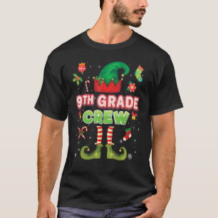 Camiseta Assistente de Papais noeis de Natal da Tripulação 