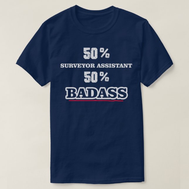 Camiseta Assistente de Pesquisa Funny Badass (Frente do Design)