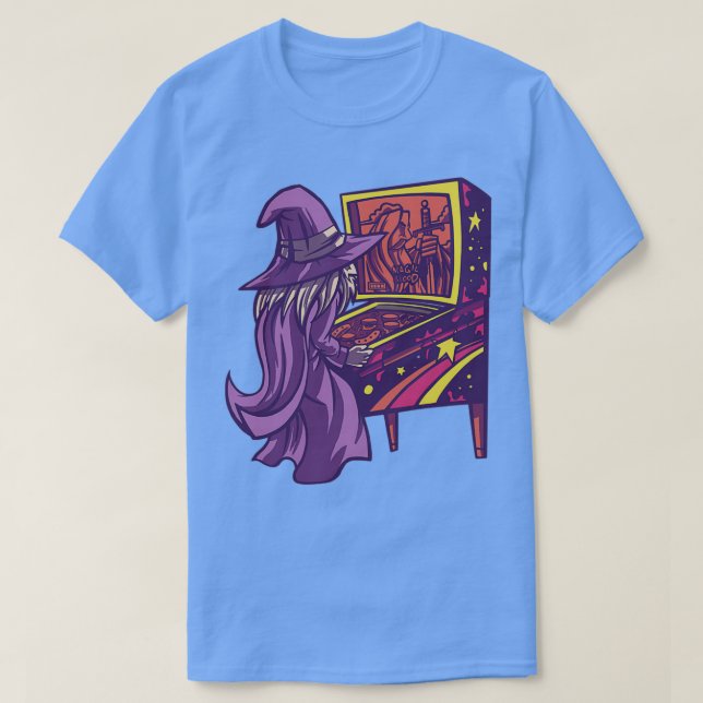Camiseta Assistente de Pinball (Frente do Design)