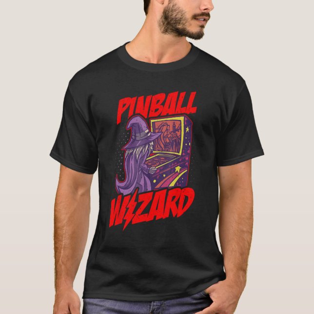 Camiseta Assistente De Pinball Para Lover De Pinball (Frente)