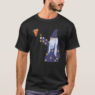 Camiseta Assistente de Pizza Comida Pun Pizzard Magic Fast