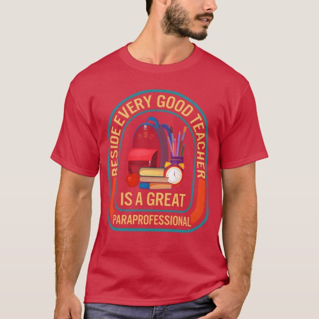 Camiseta Assistente de Professores Grande Paraprofissional  (Frente)