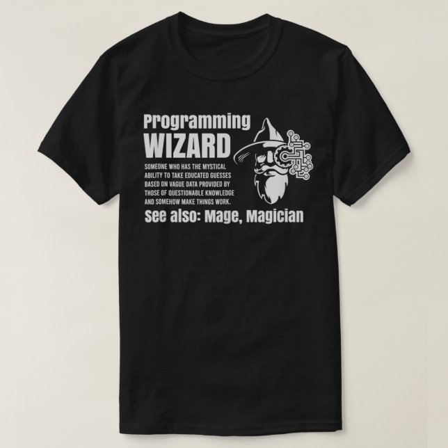 Camiseta Assistente de Programação - Desenvolvedor de softw (Frente do Design)