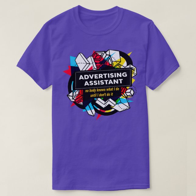 CAMISETA ASSISTENTE DE PUBLICIDADE (Frente do Design)