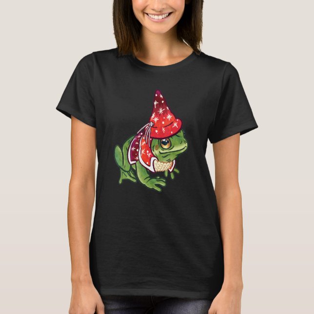 Camiseta Assistente de Sapo Vermelho Magical e Cute (Frente)