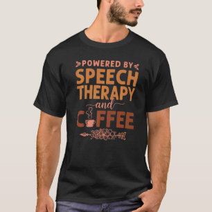 Camiseta Assistente de Terapêutica de Fala SLP Café Powel