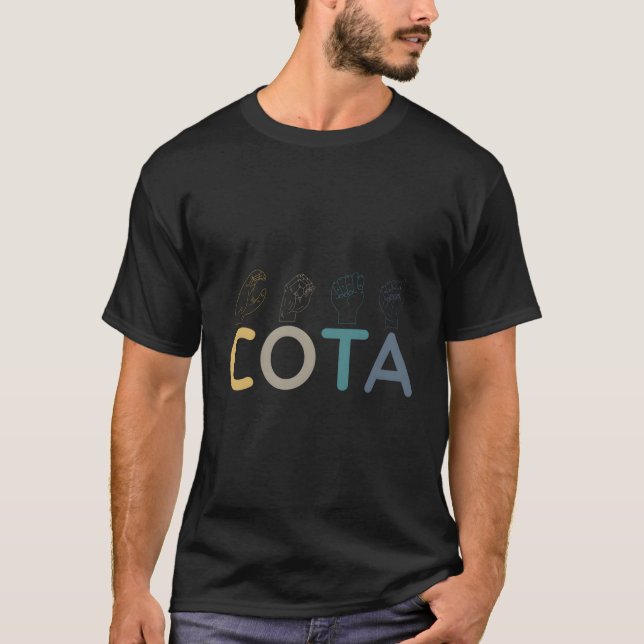 Camiseta Assistente de Terapêutica Pediátrica de Cota (Frente)