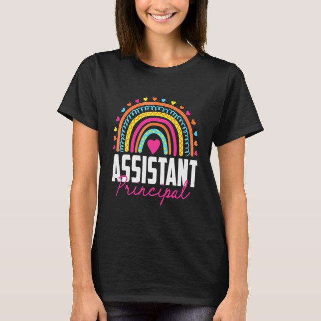 Camiseta Assistente de Trabalho Principal Colaborador Rainb (Frente)