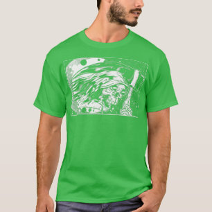 Camiseta Assistente de varinha do crânio assustador