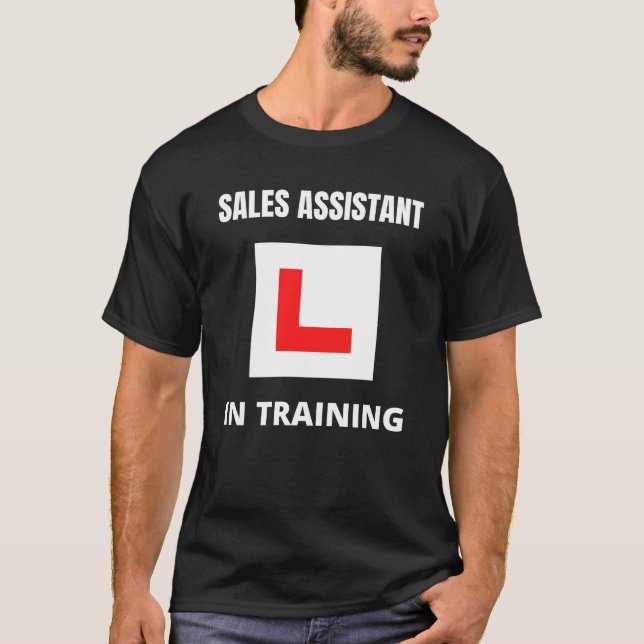 Camiseta Assistente de Vendas em formação (Frente)