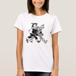 Camiseta Assistente de Vintage de Oz Dorothy Dormindo com P