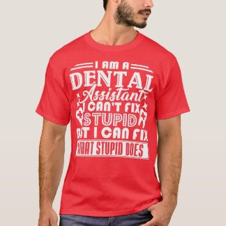Camiseta Assistente Dental Assistente de Correspondência de