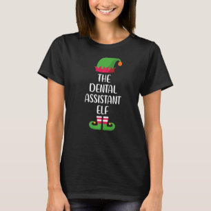 Camiseta Assistente Dental Elf Family Matching Group Christ