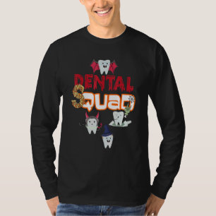 Camiseta Assistente Dental Equipe de Dentista Dentes Dente