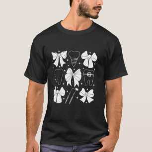 Camiseta Assistente dentário de dente cômoda do Arco coquet