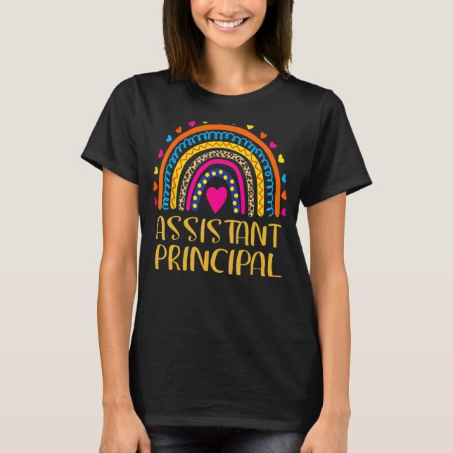 Camiseta Assistente Diretor No Último Dia De Professores Da (Frente)