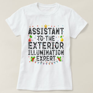 Camiseta Assistente Do Especialista Em Iluminação Exterior 