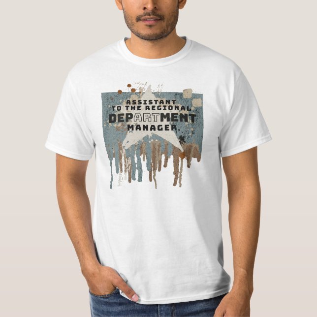 Camiseta Assistente do gerente do departamento regional (Frente)