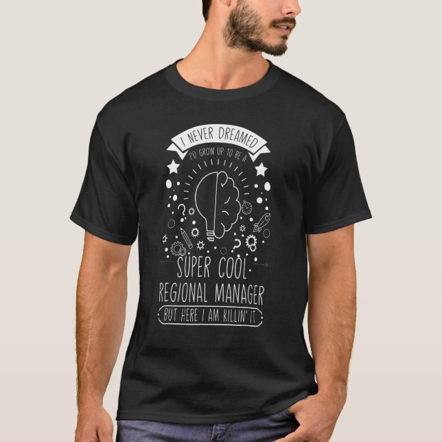 Camiseta Assistente Do Gestor Regional Para A Gestão (Frente)