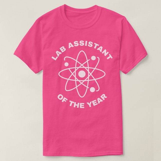 Camiseta Assistente do Laboratório de Química da Science (Frente do Design)