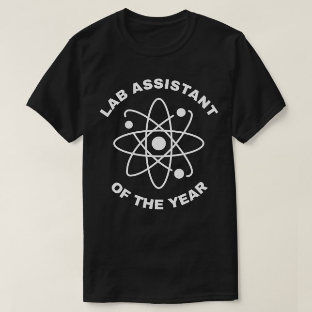 Camiseta Assistente do Laboratório de Química da Science (Frente do Design)