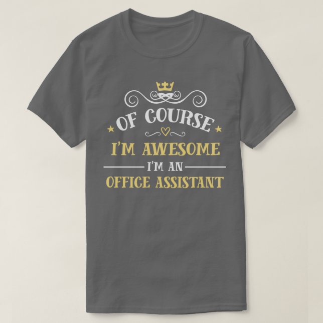 Camiseta Assistente do Office 3 (Frente do Design)