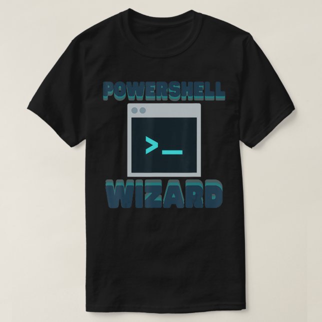 Camiseta Assistente do Powershell (Frente do Design)