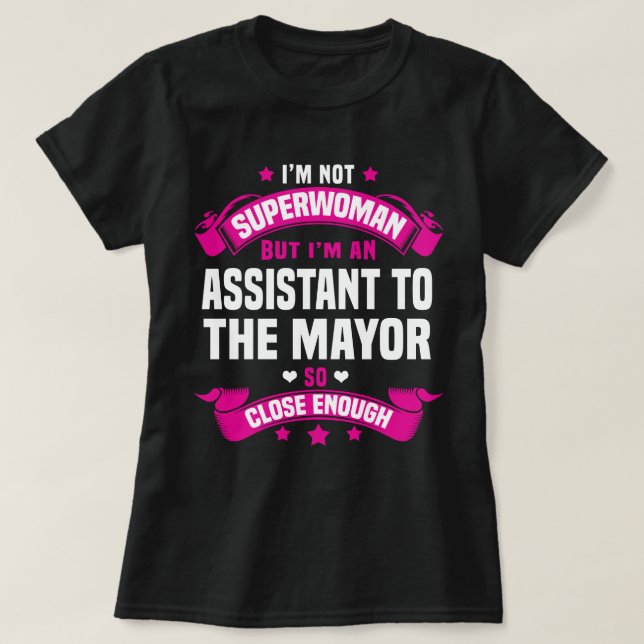Camiseta Assistente do Presidente da Câmara (Frente do Design)