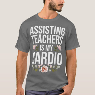 Camiseta assistente educacional engraçado assistente educac