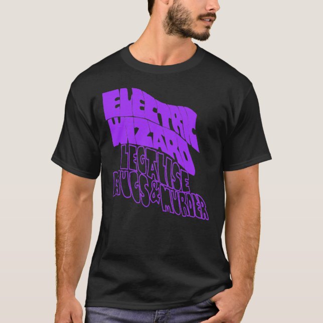 Camiseta Assistente Elétrico, Legalizar Drogas &amp; Assass (Frente)