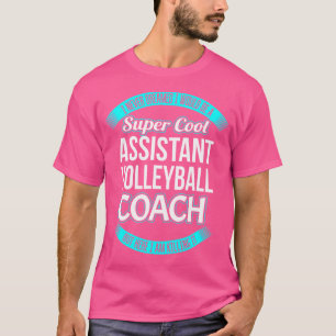 Camiseta Assistente Engraçado de Treinador de Voleibol