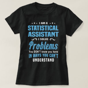 Camiseta Assistente estatístico