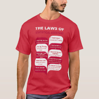 Camiseta ASSISTENTE ESTATÍSTICO MELHOR DESIGN 2017 TSh clás