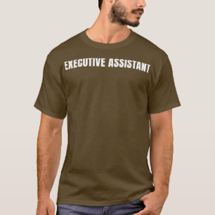Camiseta Assistente Executivo Funny Job Profissão Bir
