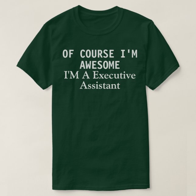 Camiseta Assistente Executivo Im Assistente Executivo Espor (Frente do Design)