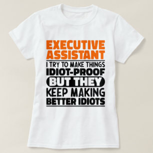 Camiseta Assistente Executivo Tento Engraçado