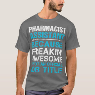 Camiseta Assistente Farmacêutico Dando Presente no Trabalho