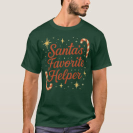 Camiseta Assistente Favorito do Papai Noel